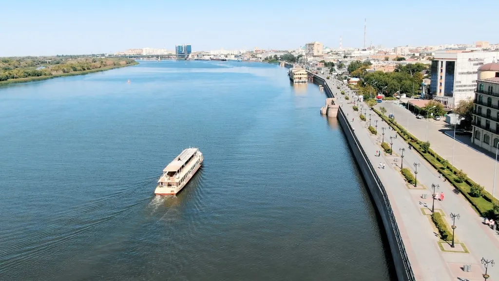 Комфортная студия с видом на реку Волга