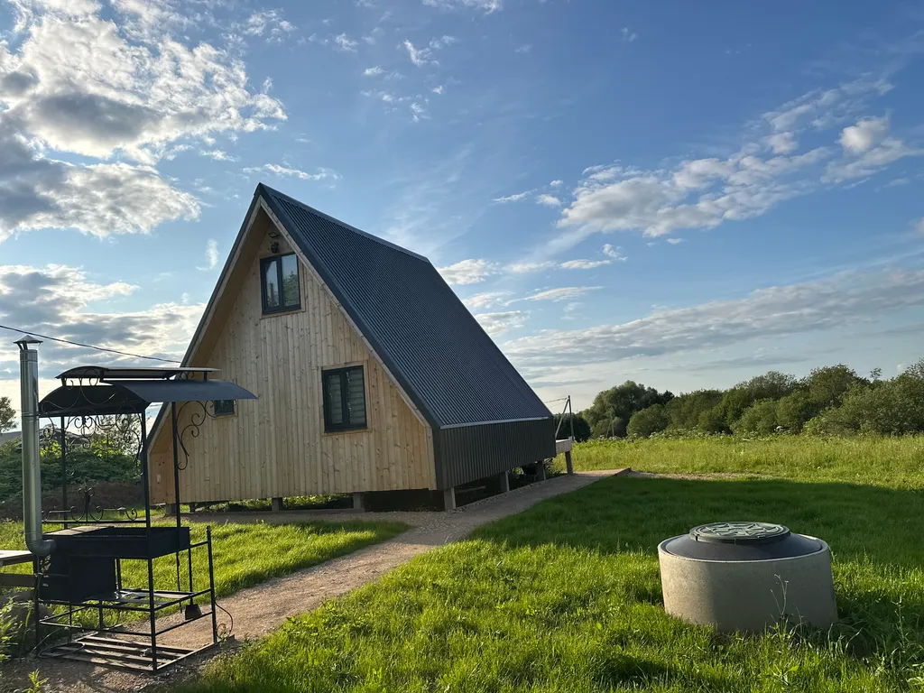 Новый Дом А-фрейм в Новом Неготино