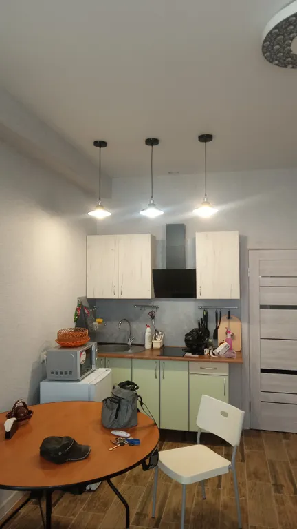 Уютная студия в центре города с видом на город