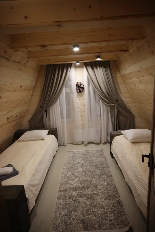 Дом в стиле A-frame с сауной