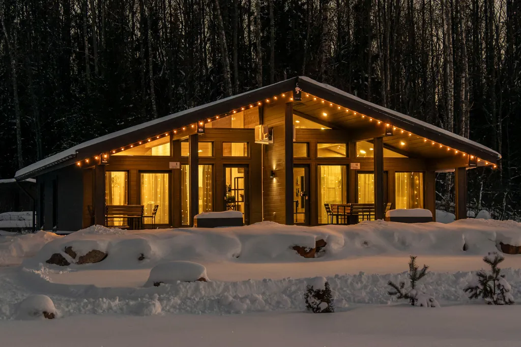 Коттедж 75 м2 на береговой линии бухты Выборгского залива