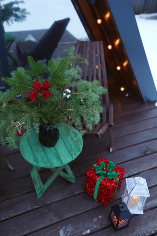 Гостевой дом A-frame с видом на горы