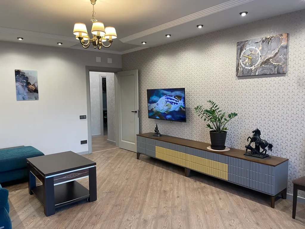 Квартира со свежим дизайнерским ремонтом