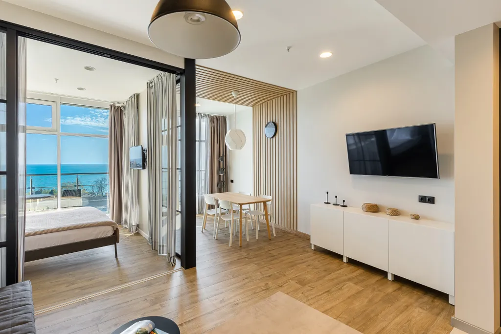 Апартаменты Барселона-Парк.com с видом на море 11 этаже и с балконом