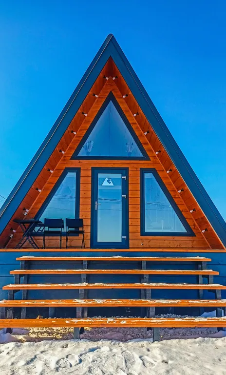 Стильный дом рядом с лесом