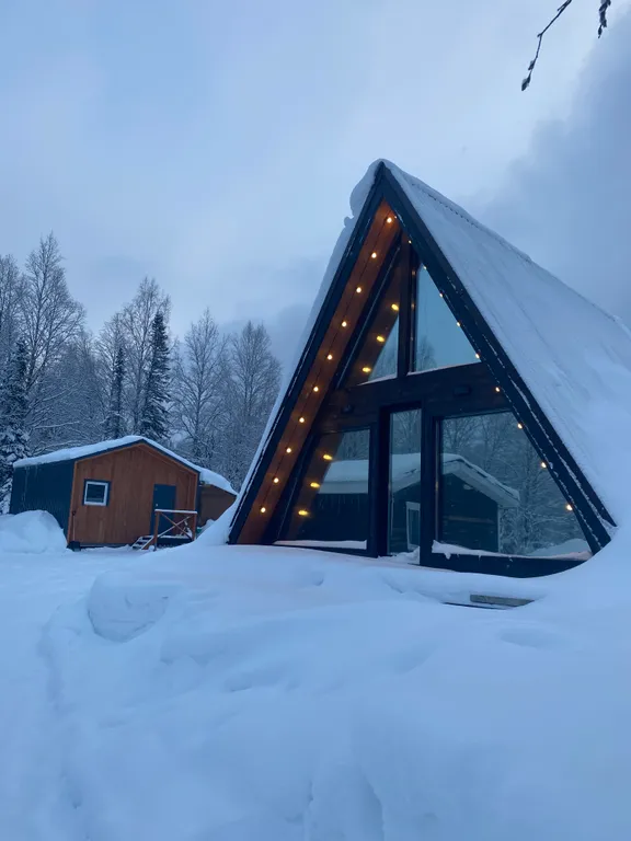 Коттедж Домик A-frame — Шерегеш