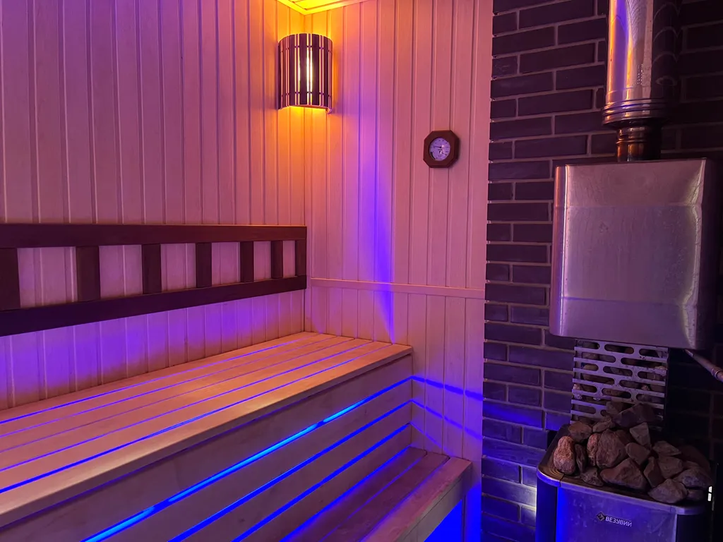 Дом отдыха барнхаус у Волги с баней и банным чаном