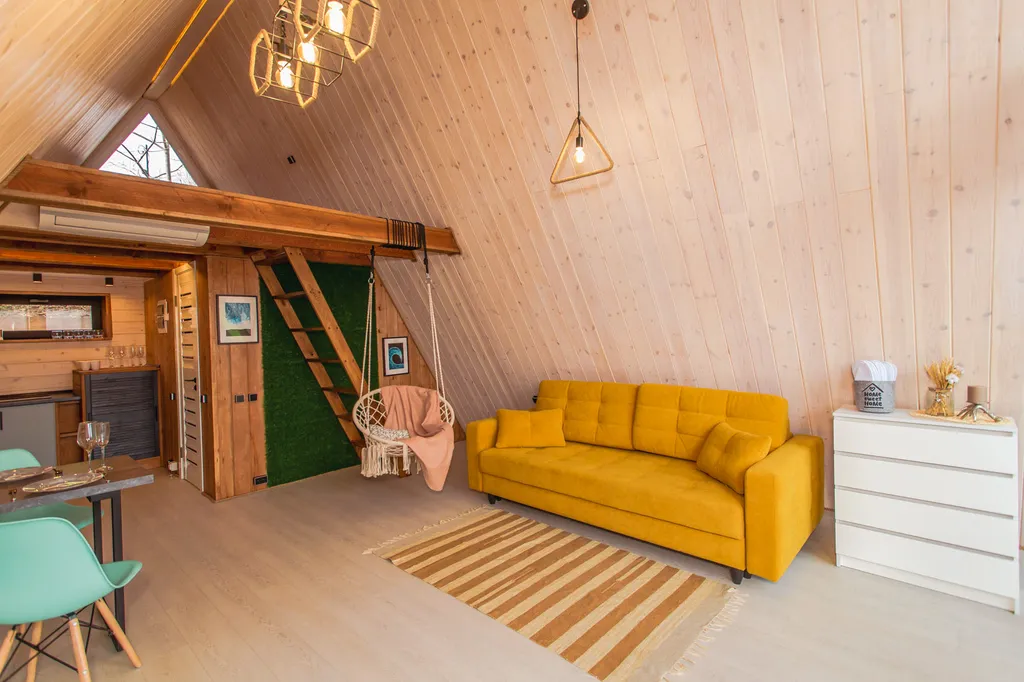 Уютный дом A-frame