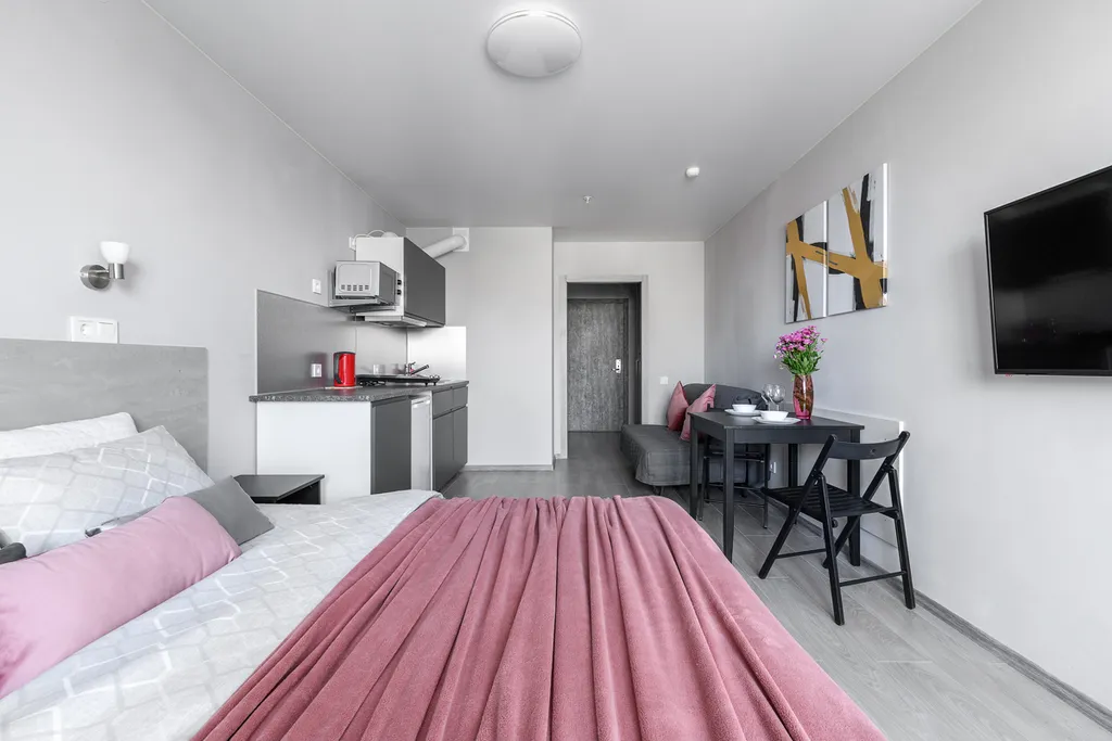 Квартира Квартира Студия с балконом у метро Московские ворота — Санкт-Петербург