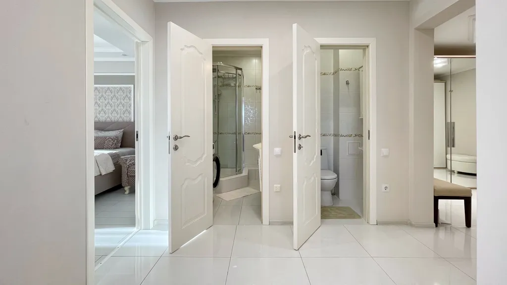 Квартира у моря с двумя спальнями и панорамным балконом