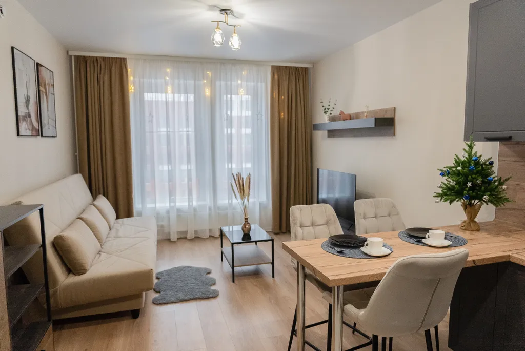 Комфортная евро 2-комнатная квартира у метро