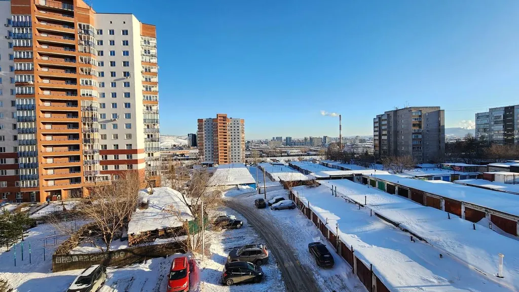 Квартира Квартира Евродвушка с видом на центр города — Красноярск