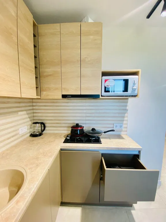 Двухкомнатный апартамент с красивым видом и евроремонтом