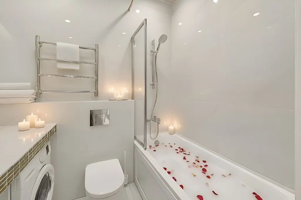 Светлая студия с бассейном на территории