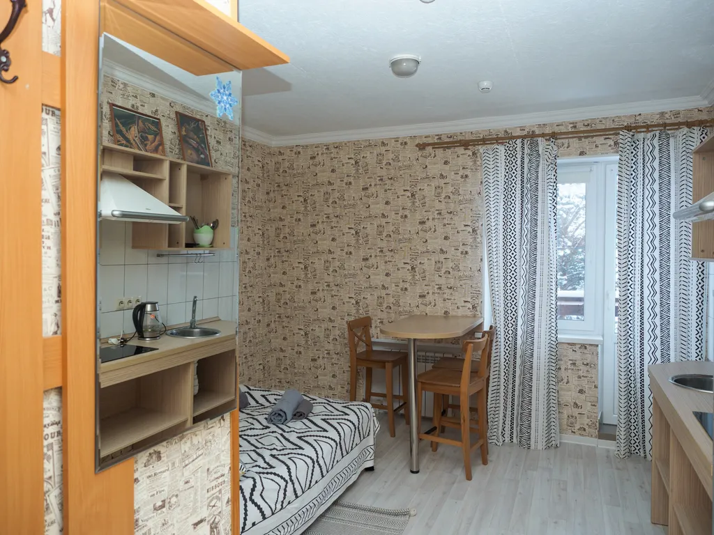 Двухкомнатный номер Семейный 2+2 с мини-кухней