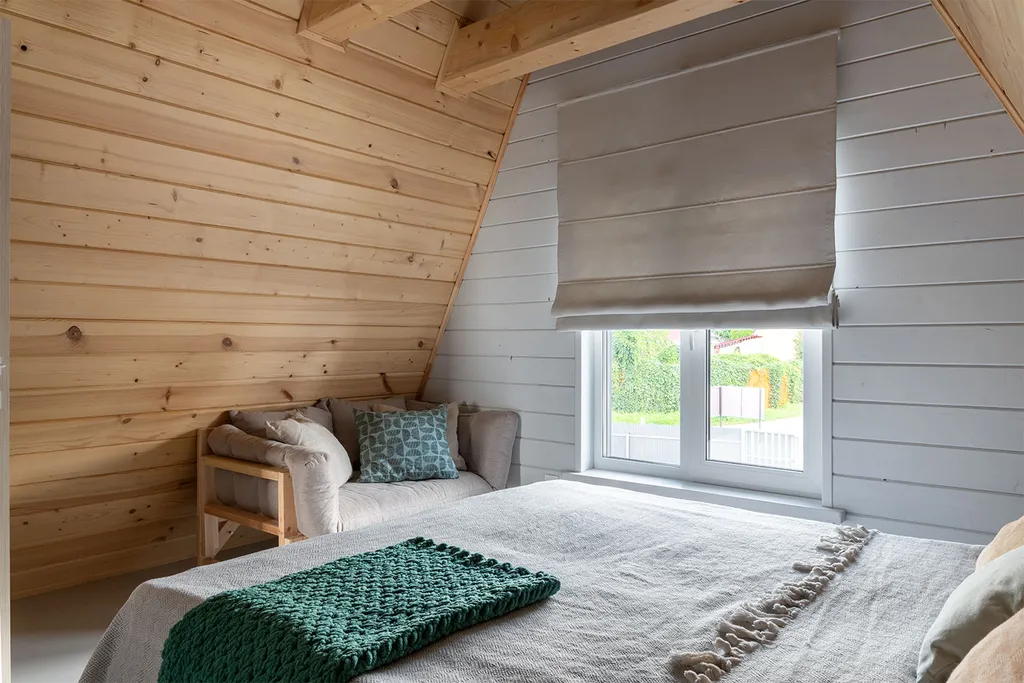 А・Фрейм ВИСТА Логиново
Дом с сауной, видом на лес и реку