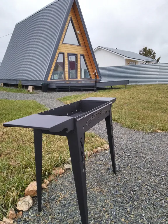 Дом А-фрейм для спокойного семейного отдыха