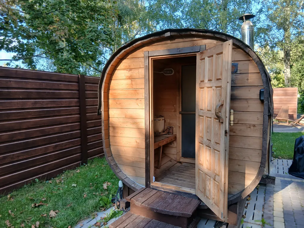 Коттедж 100m2 — чан на дровах, кухня-гостиная, Wi-Fi