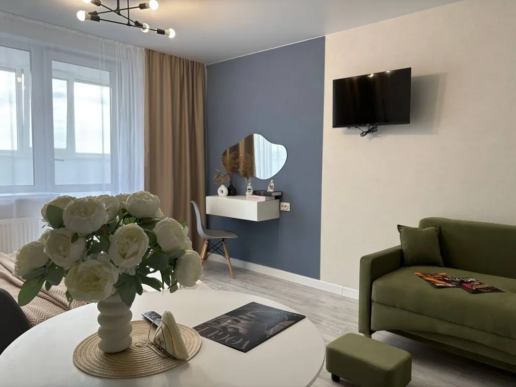 Квартира Квартира Эксклюзивная студия «Облако» рядом с самарскими термами — Самара