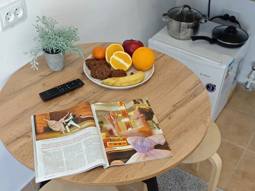 Комфортабельная студия со всем необходимым для двоих гостей