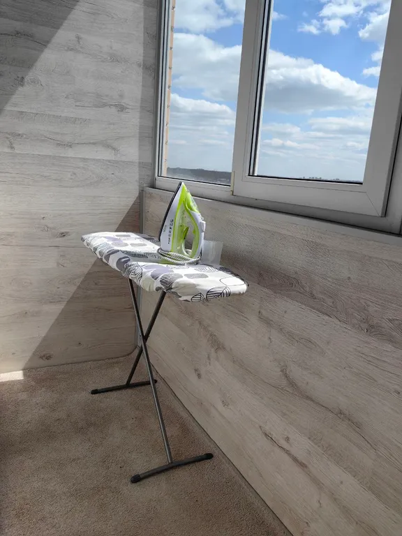 Уютная студия с видом на город