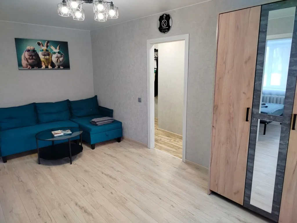 Уютная квартира в самом центре на набережной с видом на парк победы