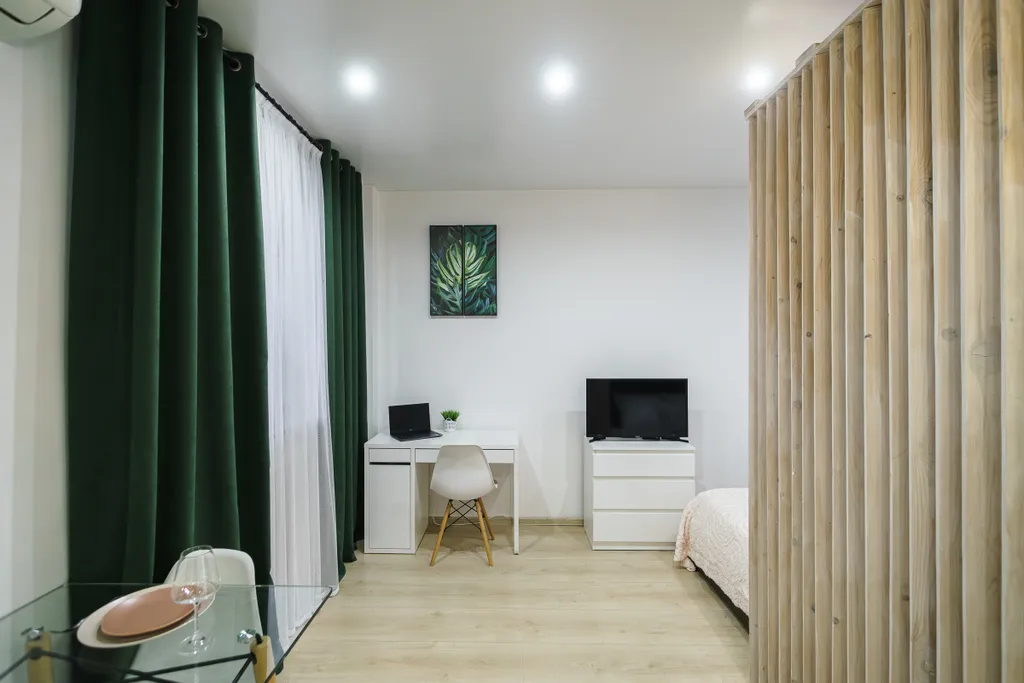 Просторные апартаменты с шикарным видом на реку Волга и город