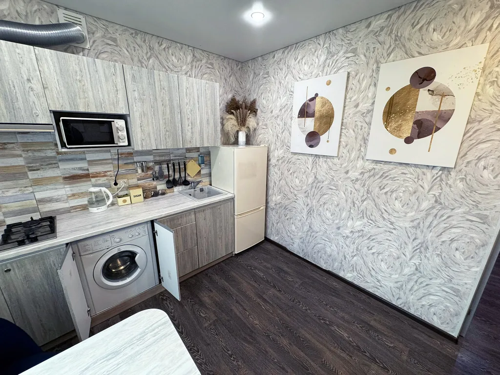 Vip-loft с джакузи, большая 1-комнатная квартира