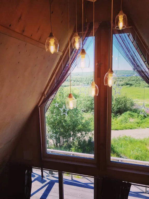 Дом коттедж А-Фрейм с баней на дровах A-frame Териберка