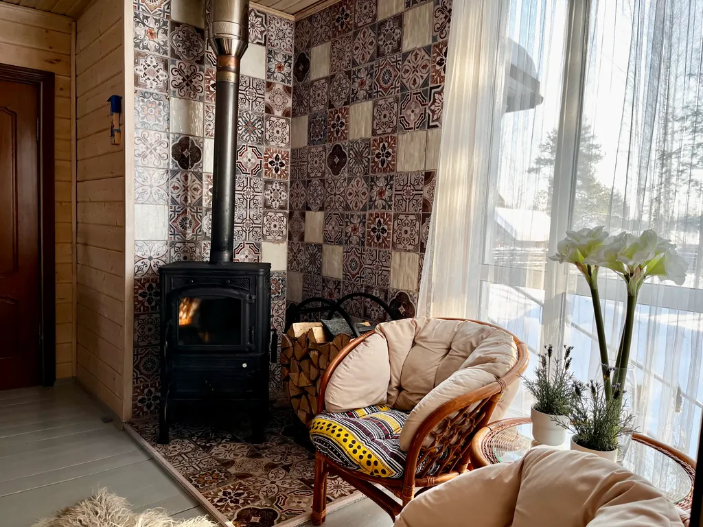 Дом с камином76