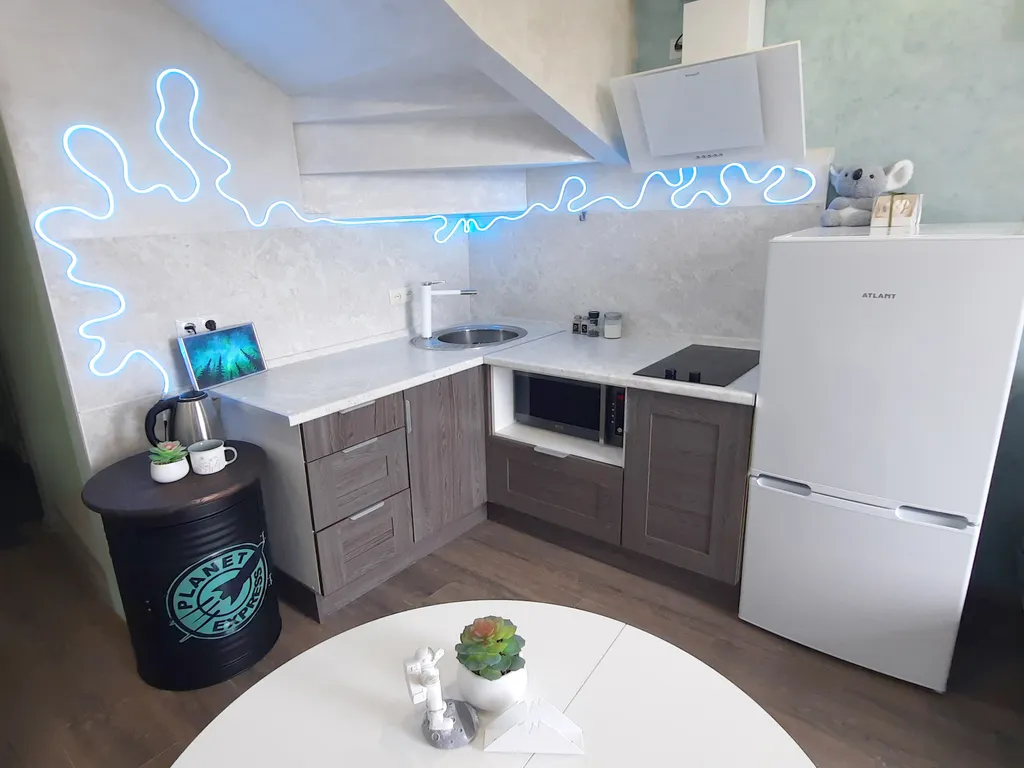 Уникальная двухэтажная квартира с панорамный видом