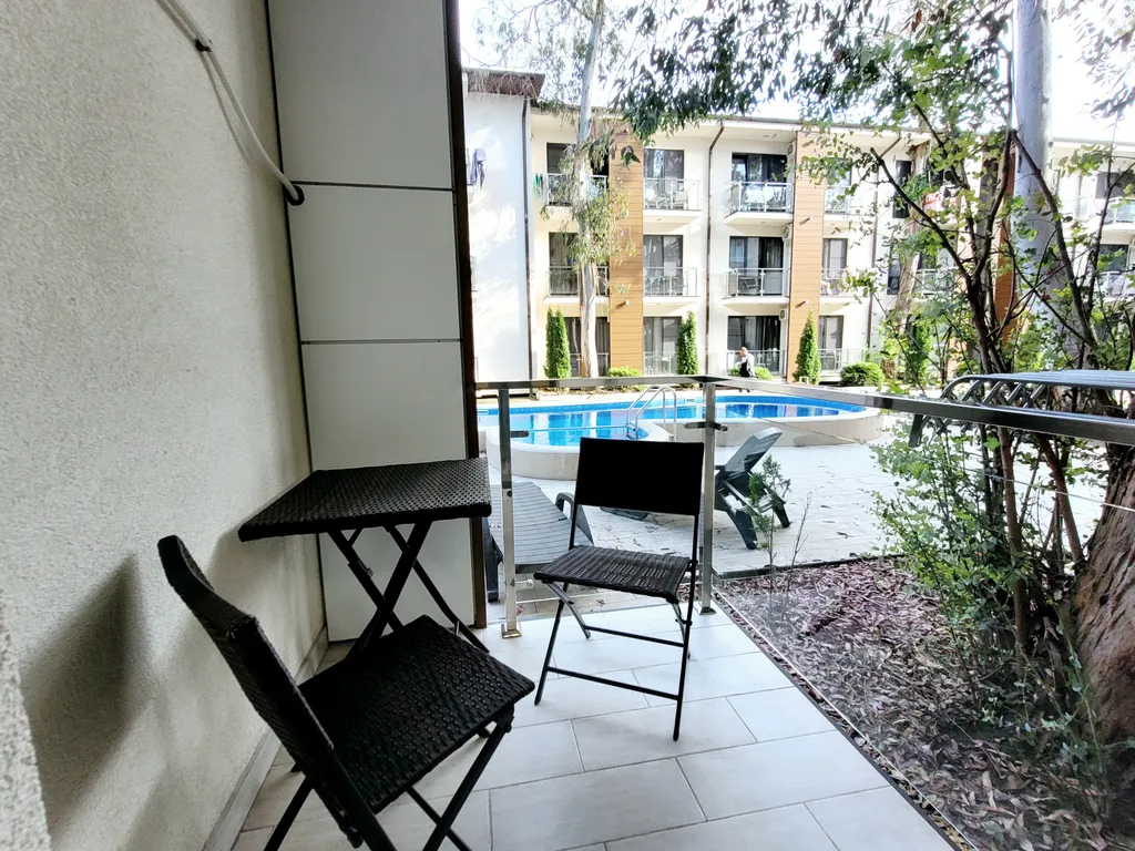 Квартира Квартира Уютная студия в 5 минутах от моря, у бассейна в ЖК Мадрид Парк 2 — Адлер