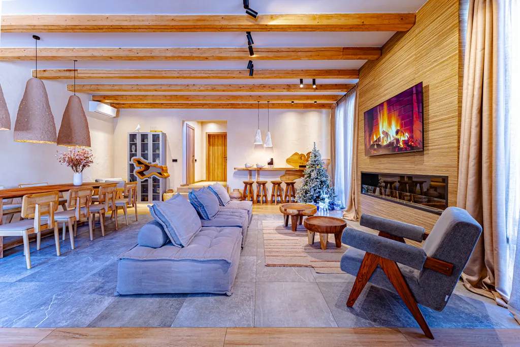 Элитное шале для 12 гостей с джакузи и сауной