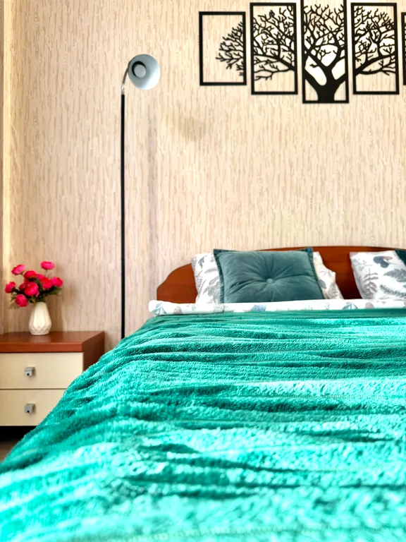 Просторная евродвухкомнатная квартира рядом с парком Горького