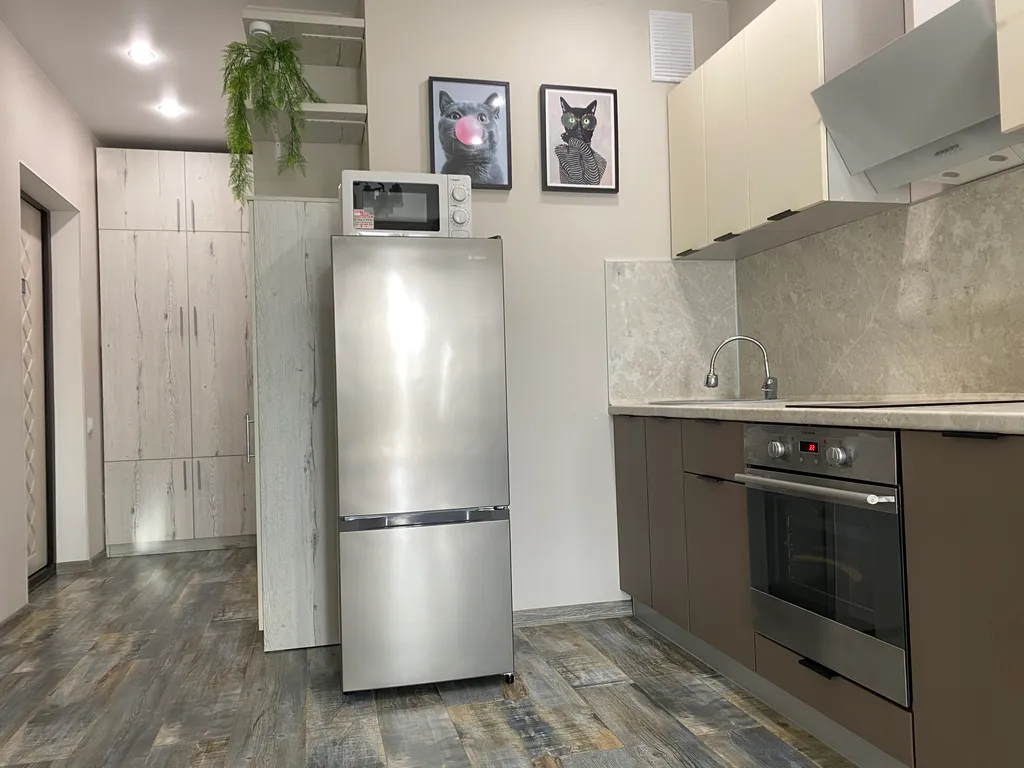 Большая светлая студия в новом доме, удобное бесконтактное заселение