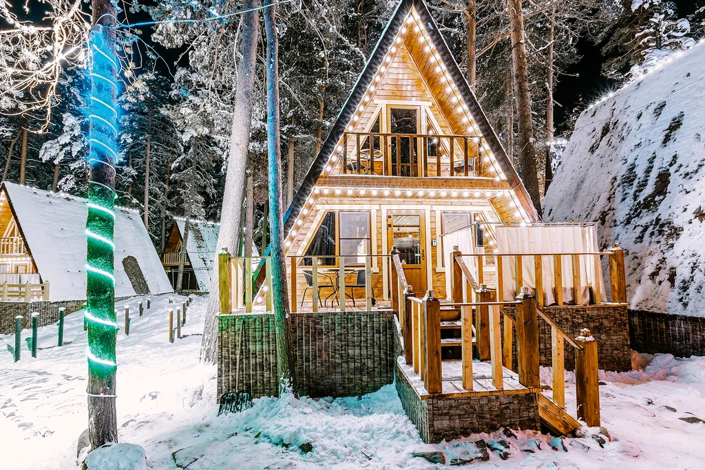 Просторный коттедж в лесу