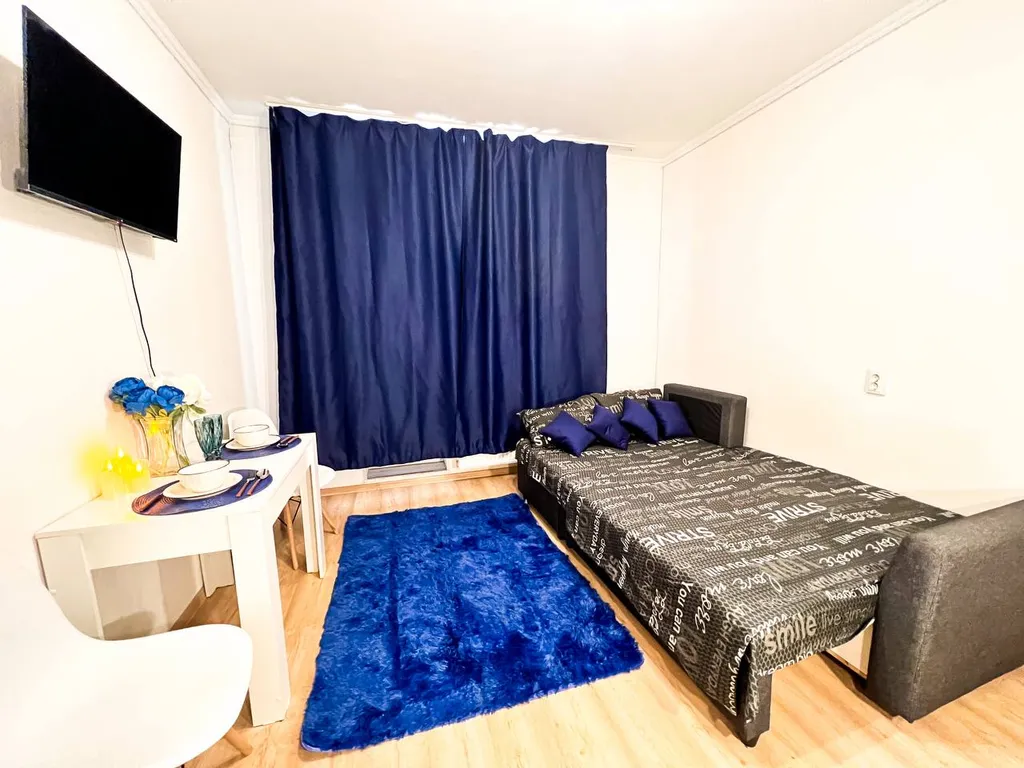 Квартира в синих тонах в девяткино — аренда посуточно в Мурино