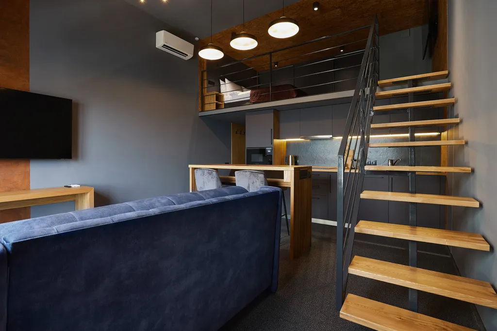 Квартира Квартира Современный двухуровневый лофт с потрясающим видом на Парк и Москву — Москва