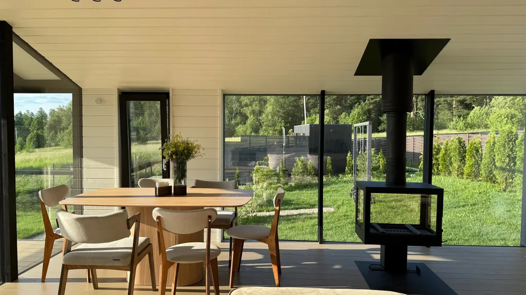 Коттедж Эксклюзивный дом с видом на шикарные закаты с сауной и купелью — Семеновское