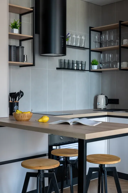 Апартамент с видом на море и горы, элегантность и комфорт