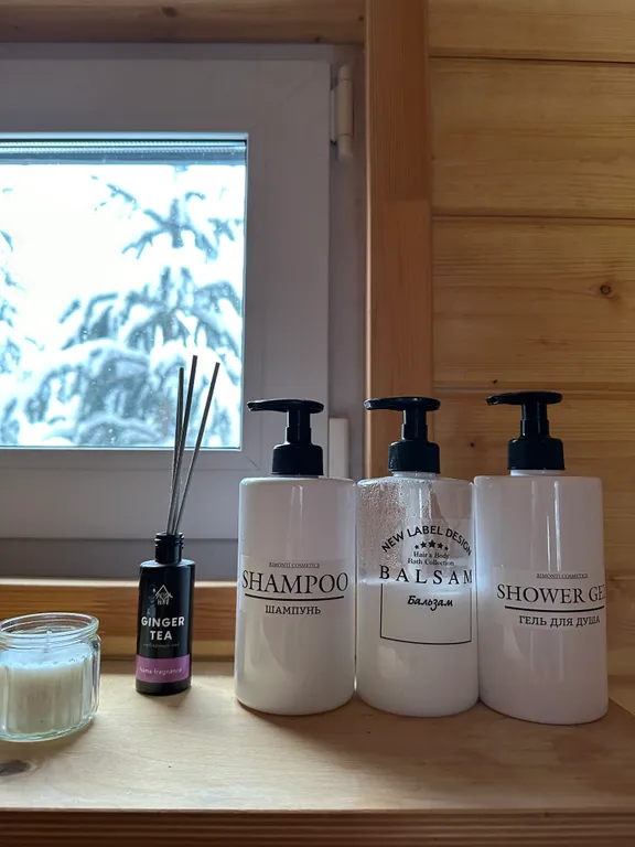 Дом в лесу с баней и чаном