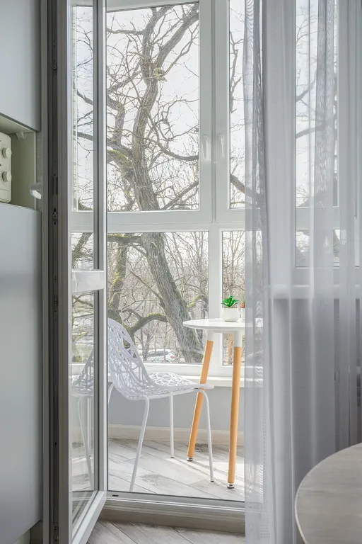 Квартира Уютна квартира Pavlov "Лазурь" с ванной и балконом — Калининград