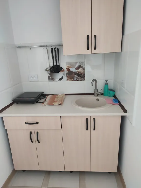 Квартира Квартира Уютная студия с мини-кухней и большим балконом — Любимовка