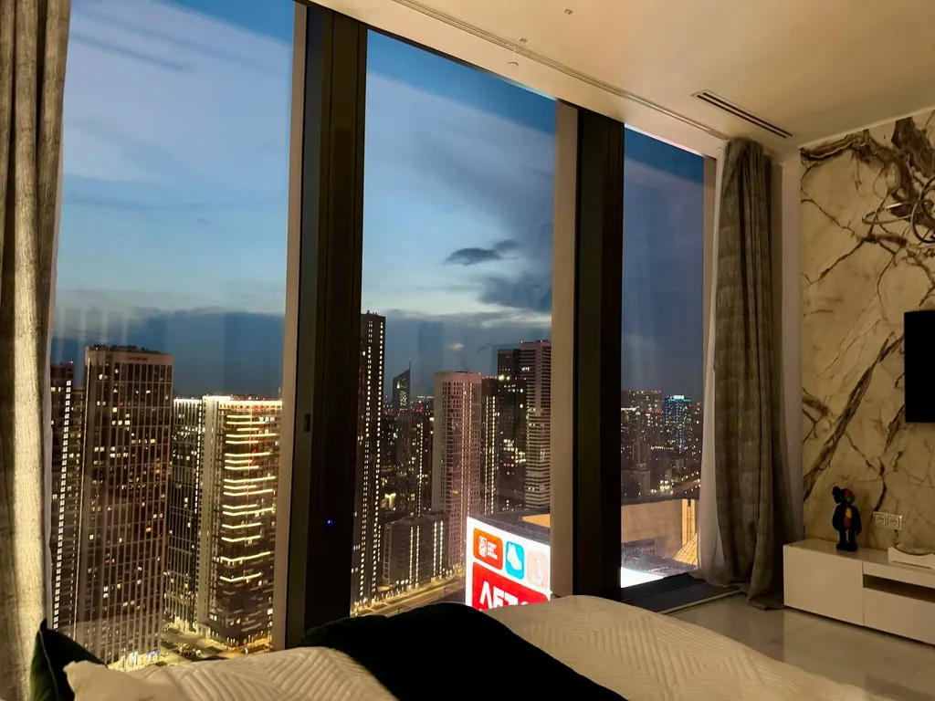 Квартира Квартира Sky City Moscow Уютная студия с Аэрохоккеем в Москва Сити. — Москва