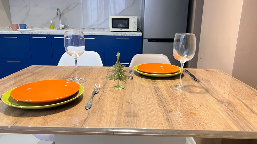 Современная квартира в центре с красивым видом на город