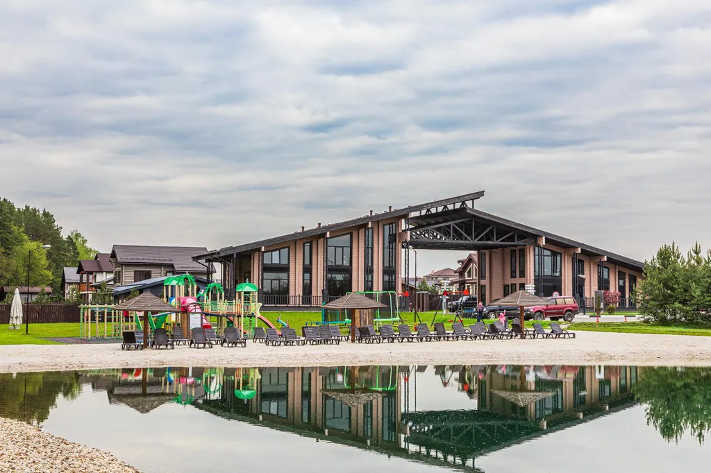 Коттедж Дом с баней, включенной в стоимость, в поселке бизнес-класса — Семеновское