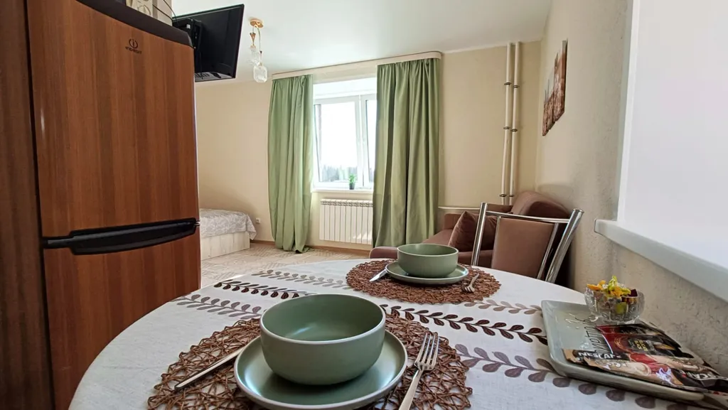 Студия в живописном месте с видом на лес Хорошо как дома