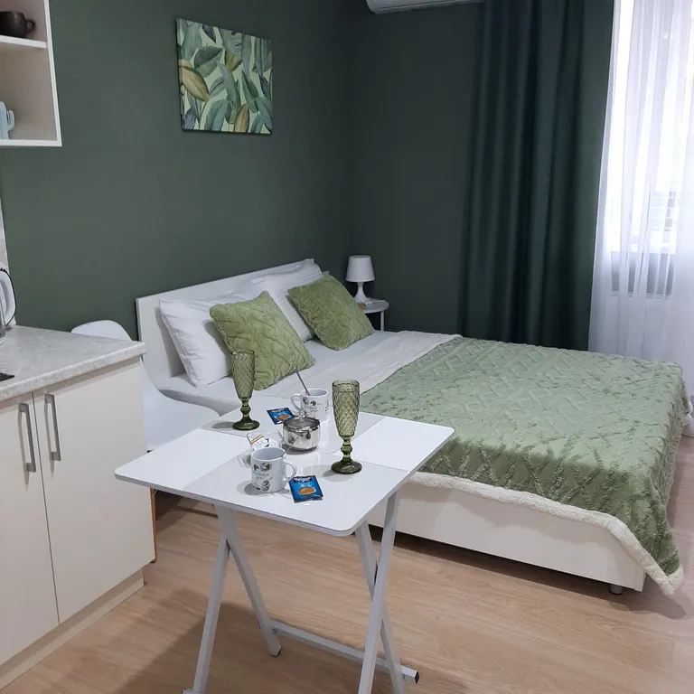 Квартира Уютная зеленая студия на Левенцовке — аренда посуточно в Ростов-на-Дону