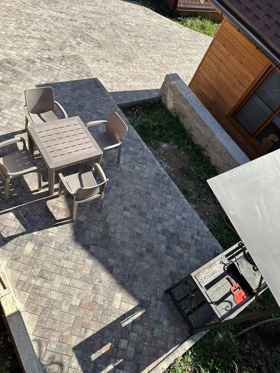 Коттедж Коттедж Шале с 1 спальней, кухня-гостиная с диваном и ванной комнатой — Мезмай