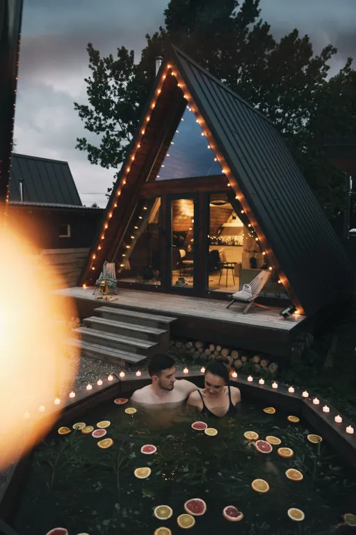 Коттедж Коттедж A-Frame на берегу Ладоги — Сясьстрой